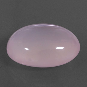 16.82カラットの天然ピンクローズクォーツ（19.4×14.5 mm・透明）