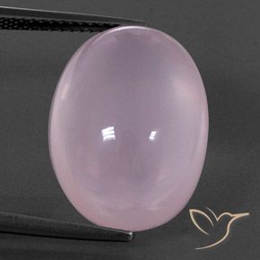 17.12ct 天然 ライトピンク ローズクォーツ, 楕円形, 透明/半透明