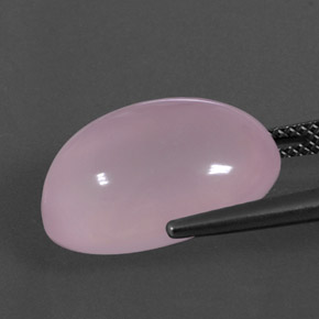 14.73カラットの天然ピンクローズクォーツ、透明、透明/半透明