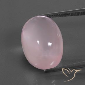 23.01ct 天然 ミディアムローズピンク ローズクォーツ, 楕円形, 透明/半透明