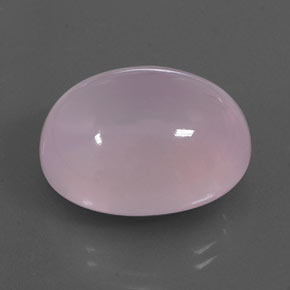 29.89カラットの天然ミディアムローズピンクローズクォーツ（20.5×17 mm・透明）