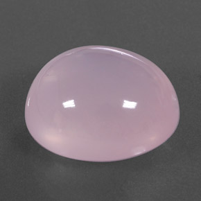 17.74カラットの天然バブルガムピンクローズクォーツ（17.2×14.9 mm・透明）
