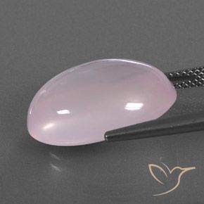 13.88カラットの天然ライトピンクローズクォーツ、透明、透明/半透明