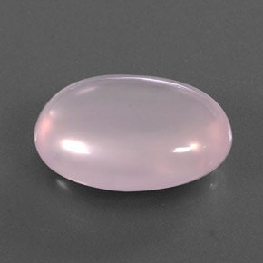 13.95カラットの天然ピンクローズクォーツ（19.2×14.8 mm・透明）