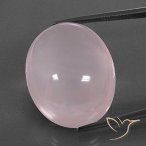 47.13ct 天然 ライトピンク ローズクォーツ, 楕円形, 透明/半透明