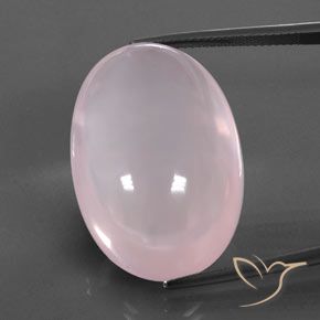 51.74ct 天然 バブルガムピンク ローズクォーツ, 楕円形, 透明/半透明