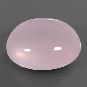 50.20カラットの天然ピンクローズクォーツ（26.1×22.7 mm・透明）
