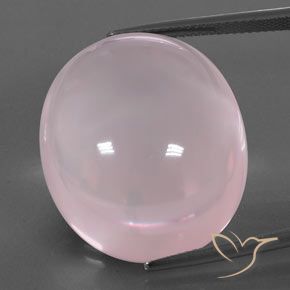 54.13ct 天然 ライトピンク ローズクォーツ, 楕円形, 透明/半透明