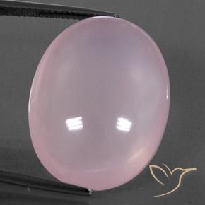 38.81ct 天然 ライトピンク ローズクォーツ, 楕円形, 透明/半透明