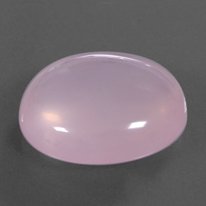 37.53カラットの天然ピンクローズクォーツ（24.8×22 mm・透明）