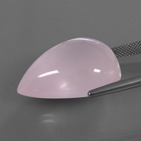 43.06カラットの天然ライトピンクローズクォーツ、透明、透明/半透明