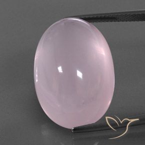 36.36ct 天然 バブルガムピンク ローズクォーツ, 楕円形, 透明/半透明