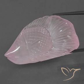 65.48ct 天然 ライトローズピンク ローズクォーツ, ファンシー, 透明/半透明