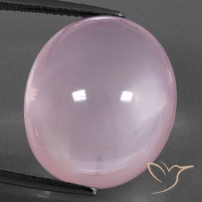 29.85ct 天然 ライトピンク ローズクォーツ, 楕円形, 透明/半透明