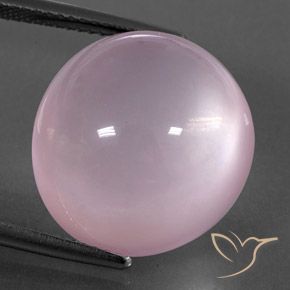 24.80ct 天然 ライトピンク ローズクォーツ, 楕円形, 透明/半透明