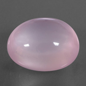 26.20カラットの天然ピンクローズクォーツ（19.3×16.3 mm・透明）