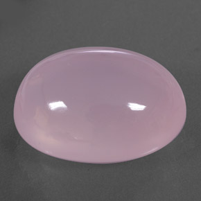 29.54カラットの天然ピンクローズクォーツ（21.9×16.9 mm・透明）
