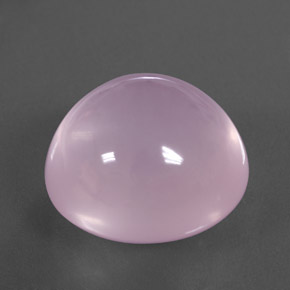 36.03カラットの天然薄いチェリーピンクローズクォーツ（20.5×19.1 mm・透明）
