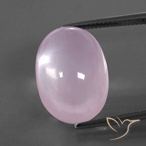 22.58ct 天然 ライトピンク ローズクォーツ, 楕円形, 透明/半透明