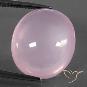 22.94ct 天然 ライトピンク ローズクォーツ, 楕円形, 透明/半透明