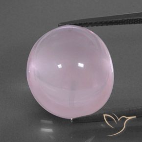 16.85ct 天然 ライトピンク ローズクォーツ, 楕円形, 透明/半透明