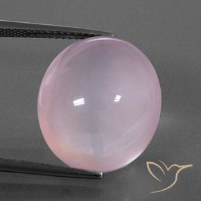 19.66ct 天然 バブルガムピンク ローズクォーツ, 楕円形, 透明/半透明