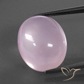 17.48ct 天然 ライトピンク ローズクォーツ, 楕円形, 透明/半透明