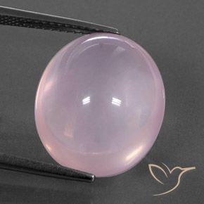 13.96ct 天然 ライトピンク ローズクォーツ, 楕円形, 透明/半透明