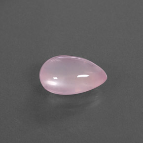 4.46カラットの天然ピンクローズクォーツ（13.2×9.7 mm・透明）