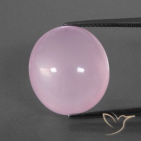18.95ct 天然 ライトピンク ローズクォーツ, 楕円形, 透明/半透明