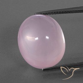 17.79ct 天然 ライトピンク ローズクォーツ, 楕円形, 透明/半透明