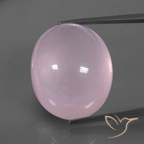 39.08ct 天然 ライトピンク ローズクォーツ, 楕円形, 透明/半透明