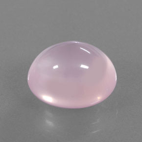 10.30カラットの天然ピンクローズクォーツ（14.3×12 mm・透明）