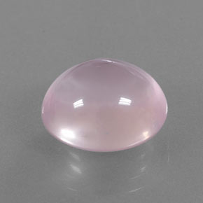 10.04カラットの天然ピンクローズクォーツ（14.1×12.5 mm・透明）