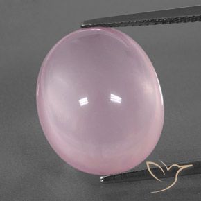 15.30ct 天然 ローズピンク ローズクォーツ, 楕円形, 透明/半透明