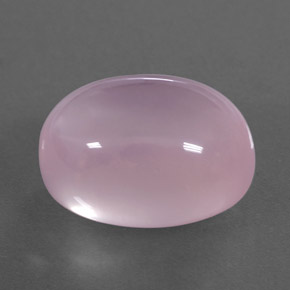 11.24カラットの天然ピンクローズクォーツ（15×11.6 mm・透明）