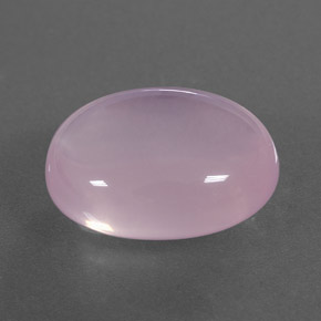 8.65カラットの天然ピンクローズクォーツ（14.7×11.4 mm・透明）