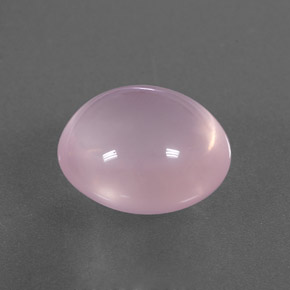 6.24カラットの天然ピンクローズクォーツ（11.8×10.8 mm・透明）