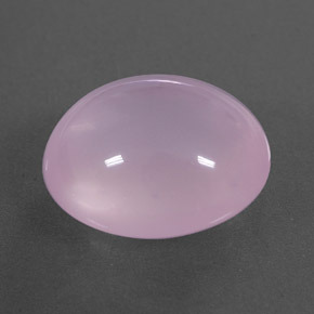 11.45カラットの天然ピンクローズクォーツ（15.5×13.5 mm・透明）