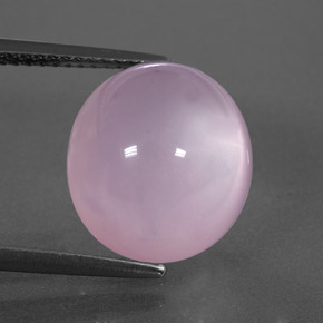 10.67カラットの天然ピンクローズクォーツ（13.5×12 mm・透明）
