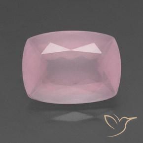 34.92ct 天然 ローズピンク ローズクォーツ, クッション, 透明
