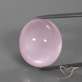 18.82ct 天然 ライトピンク ローズクォーツ, 楕円形, 透明
