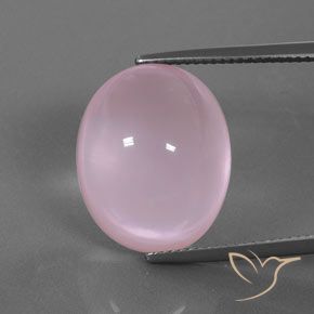 18.44ct 天然 ミディアムピンク ローズクォーツ, 楕円形, 透明