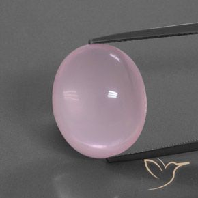 16.18ct 天然 ローズピンク ローズクォーツ, 楕円形, 透明