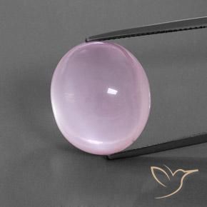 26.24ct 天然 ライトピンク ローズクォーツ, 楕円形, 透明