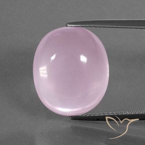 17.98ct 天然 バブルガムピンク ローズクォーツ, 楕円形, 透明
