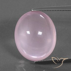 13.83ct 天然 ライトピンク ローズクォーツ, 楕円形, 透明