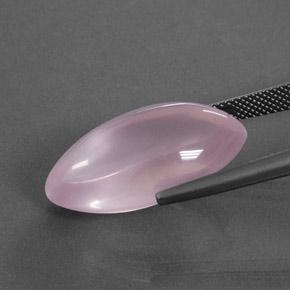 18.96カラットの天然ミディアムピンクローズクォーツ、マーキーズ、透明