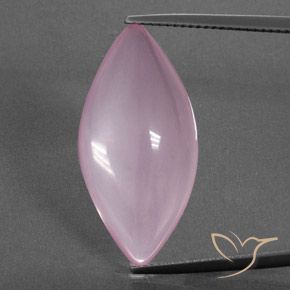 16.11ct 天然 ローズピンク ローズクォーツ, マーキーズ, 透明