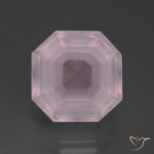 12.82ct 天然 ミディアムローズピンク ローズクォーツ, 八角形 12.82ct 天然 ミディアムローズピンク ローズクォーツ, 八角形